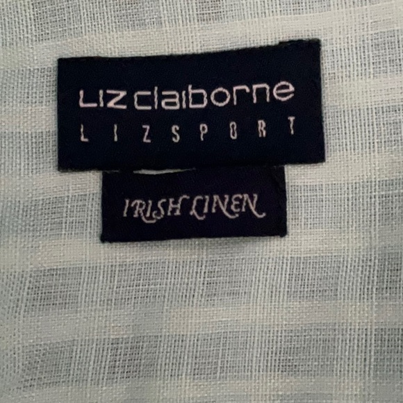 Liz Claiborne Irish Linen Blouse - Picture 5 of 6